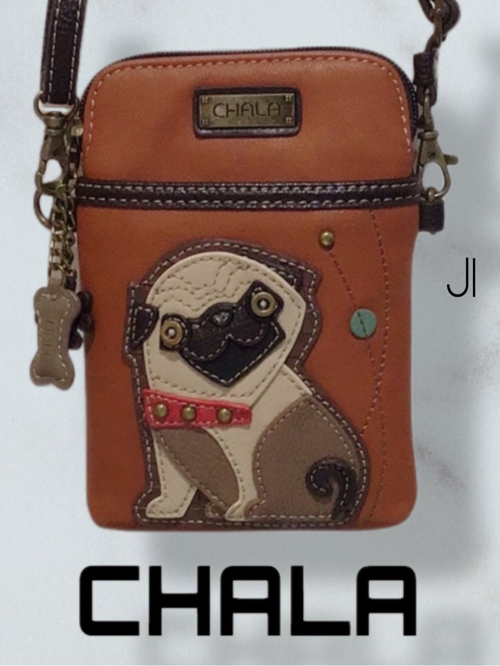 CHALA Pug Cell Phone Crossbody Shoulder Bag